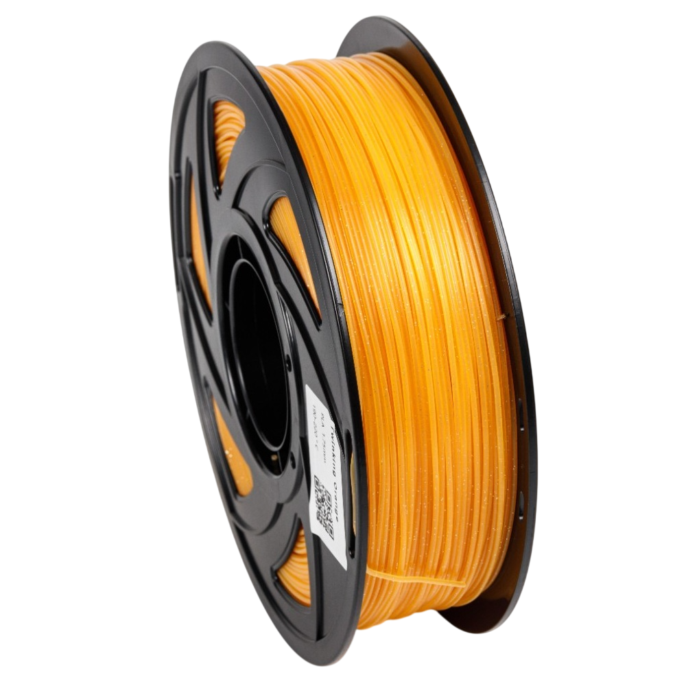 Філамент UA3D PLA Twinkling Orange, 1.75мм, 1кг, блискучий/ помаранчевий