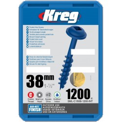Саморізи Blue-Kote з головкою MAXI-LOC великий крок довжина 38мм 1200шт