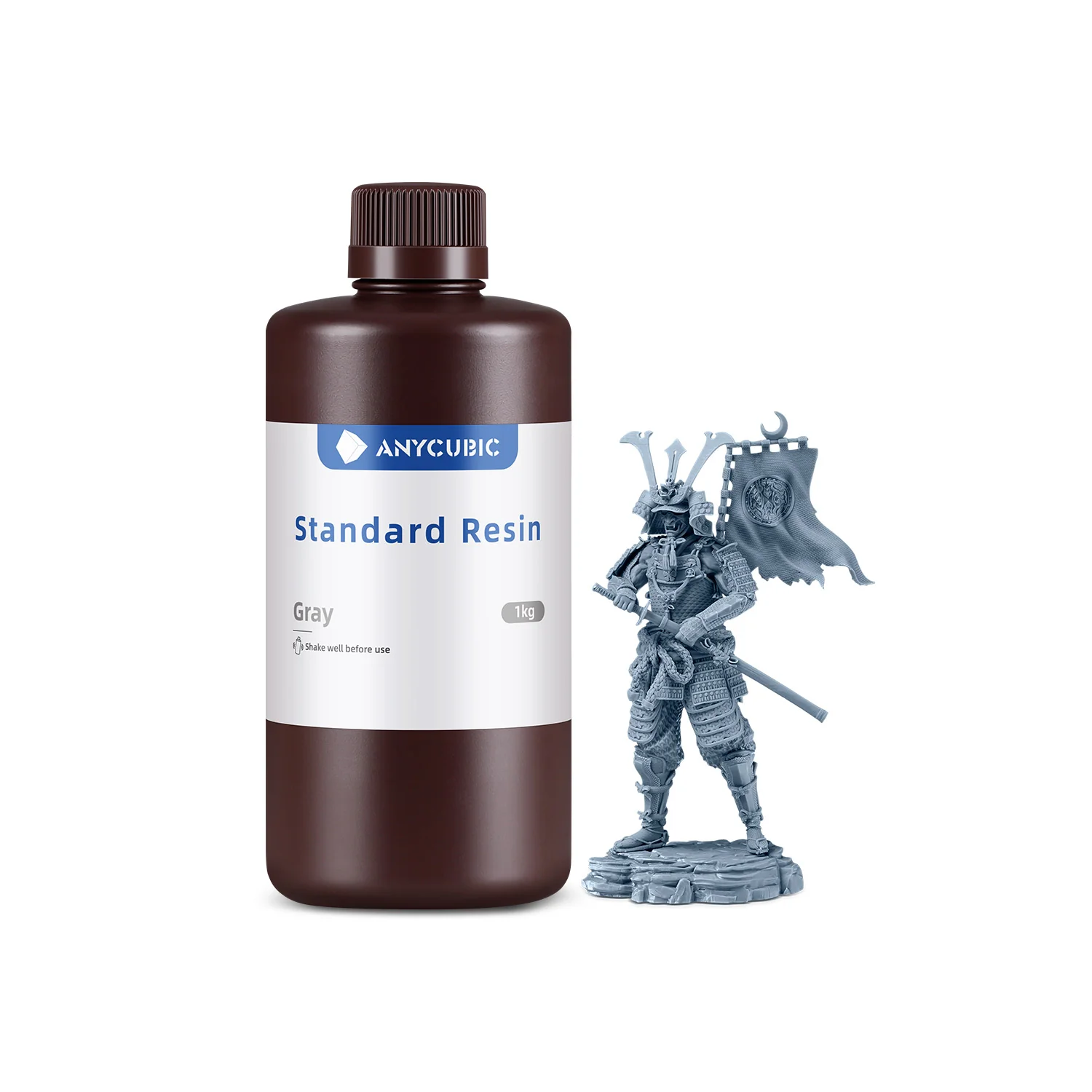 Сіра смола Базова Anycubic 1кг | Anycubic Basic Grey resin 1kg