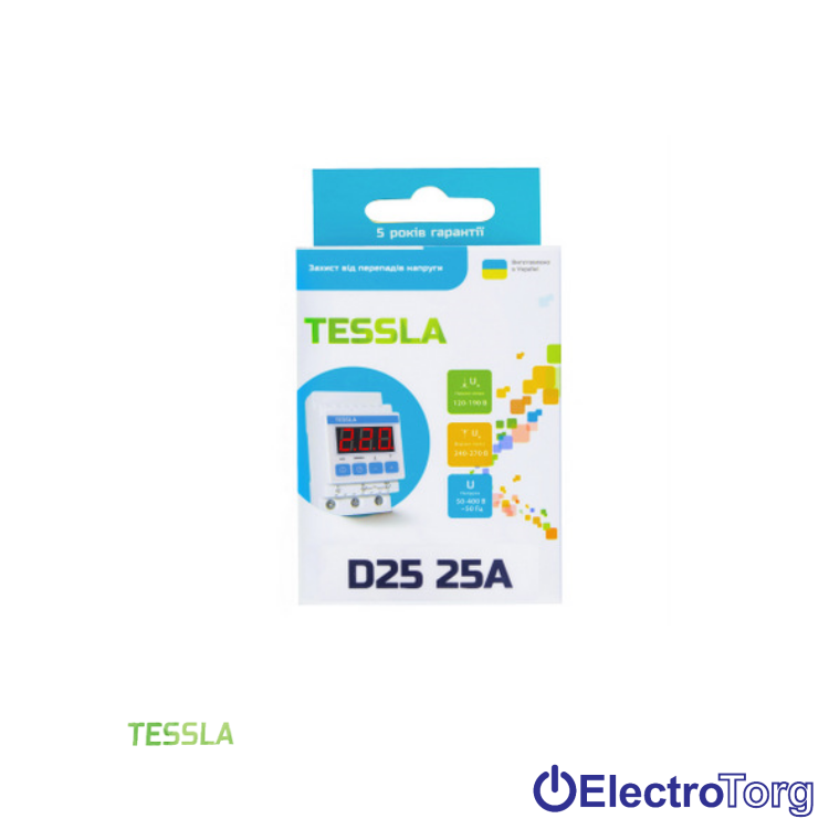 Реле напряжения D25 TESSLA