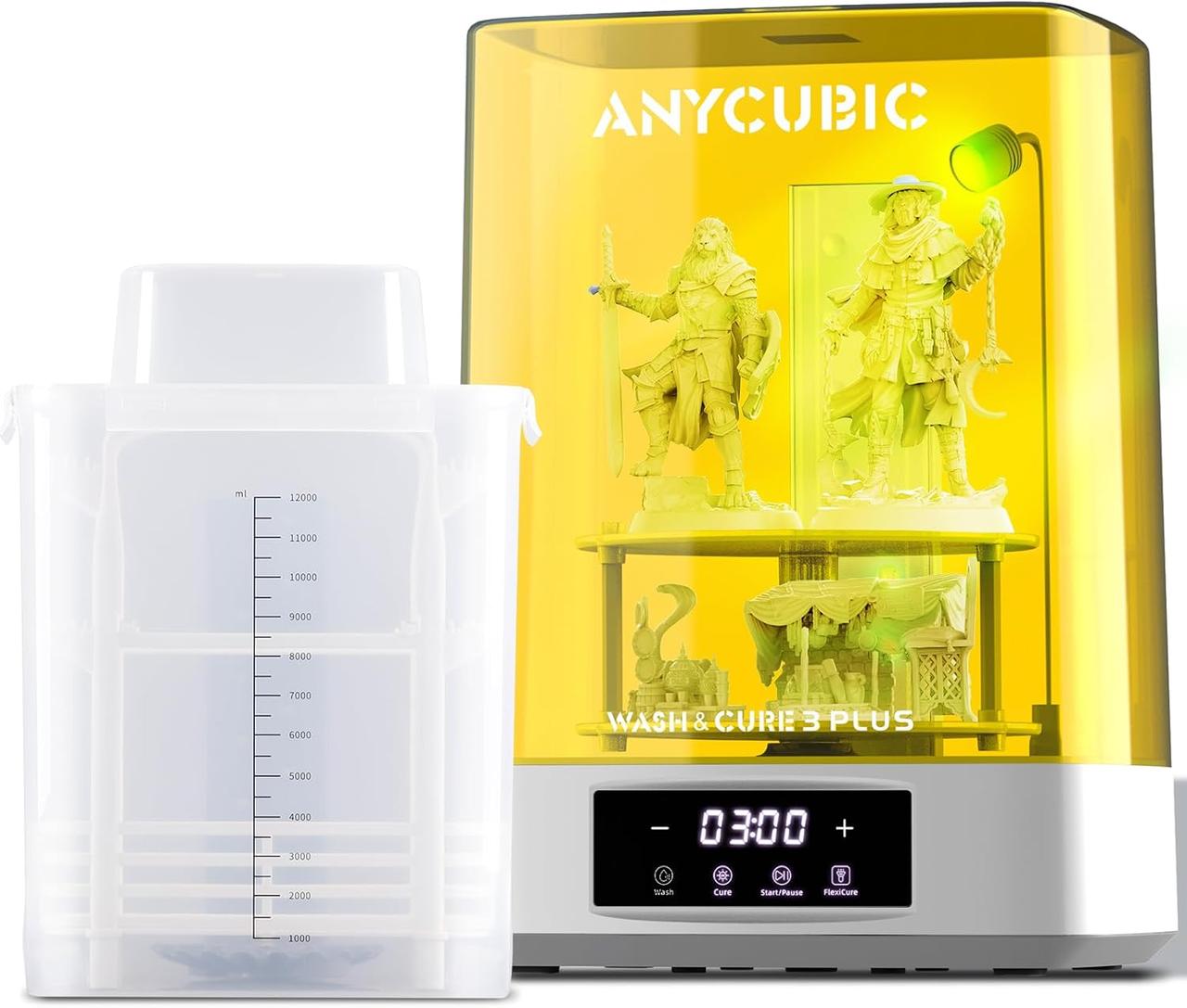 Мийка і сушарка Anycubic Wash & Cure 3 Plus, біла
