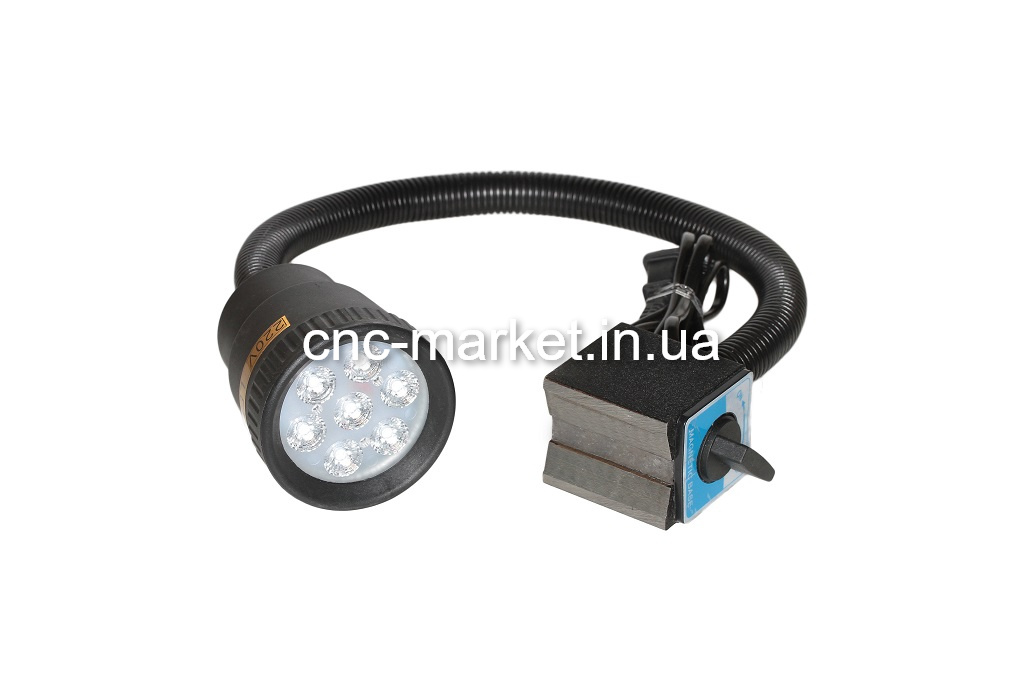 Прожектор станочный (50D LED) 5W (220V) c магнитом