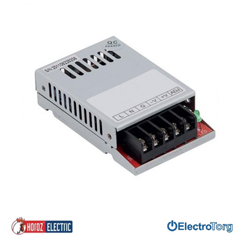Блок питания для Led ленты "VEGA-10" 10W 0,8А 12V HOROZ ELECTRIC