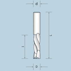 Двонаправлена фреза Z2+2 D10 I30 d10 50210003021