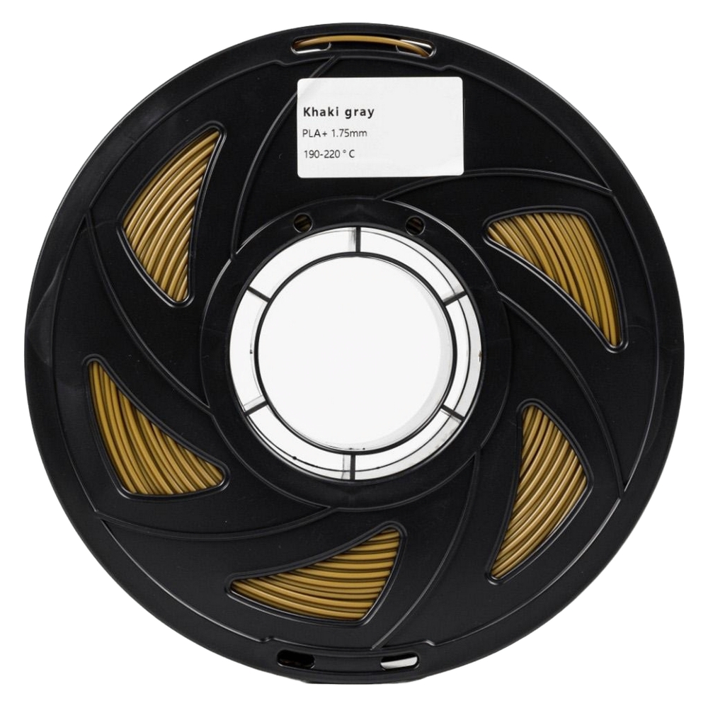 Філамент UA3D PLA+ Khaki Gray, 1.75мм, 1кг, хакі-сірий