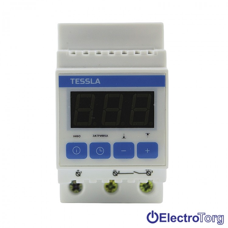 Реле напряжения D40 t-D40A (с термозащитой)Tessla