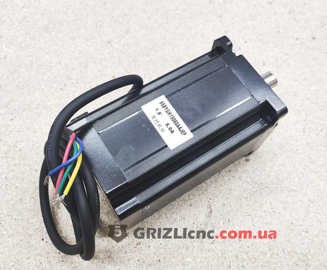 Шаговый двигатель Nema34 12Nm (120кг/см) 6А d14mm L151mm
