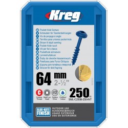 Саморізи Blue-Kote з головкою MAXI-LOC великий крок довжина 64мм 250шт
