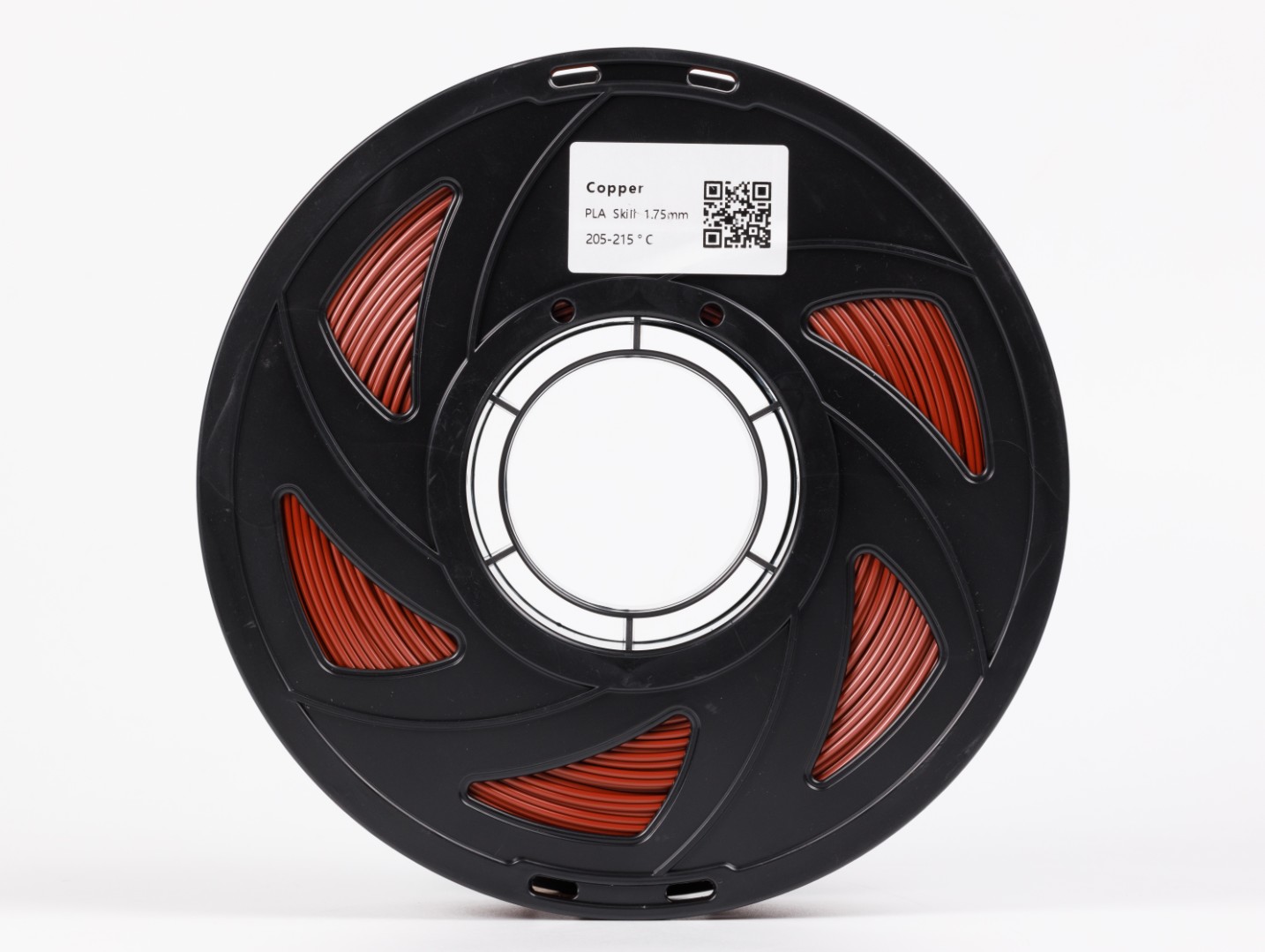 Мідний Пла Пластик Шелковый для 3D принтера | PLA SILK Copper 1кг | 1.75мм | 330м