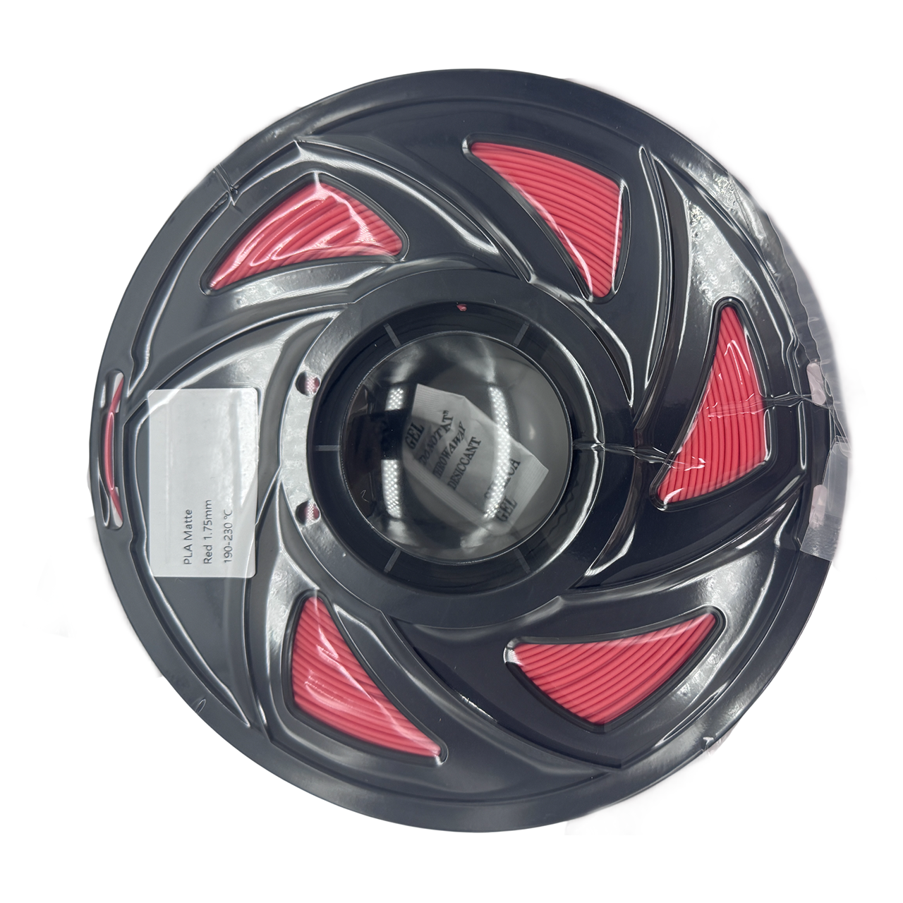 Філамент UA3D PLA Matte Red, 1.75мм, 1кг, блідо-червоний