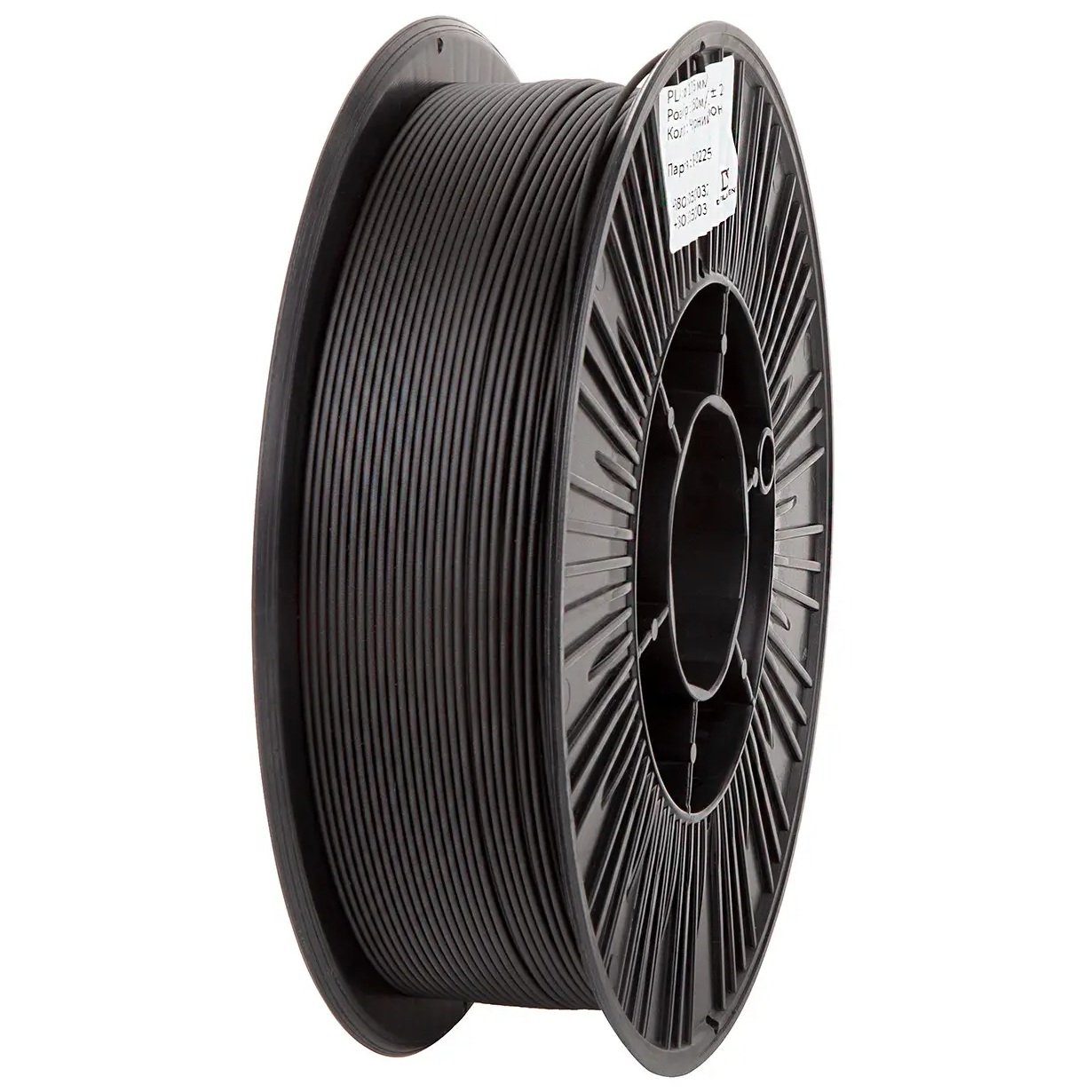 Філамент DSF PLA Black, 1.75мм, 1кг, чорний