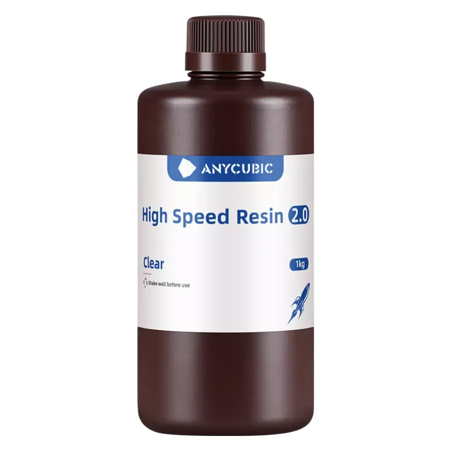 Фотополімерна смола високошвидкісна Anycubic High Speed Resin 2.0 Clear, 1 кг, прозора