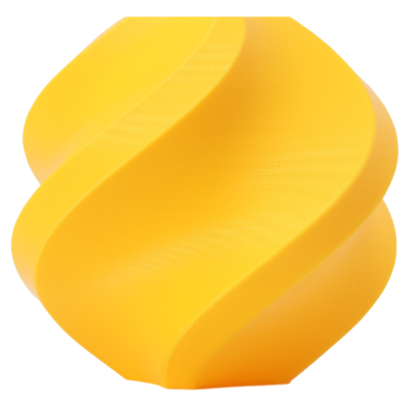 Філамент Bambu Lab PLA Basic Yellow, 1.75мм, 1кг, без котушки, жовтий