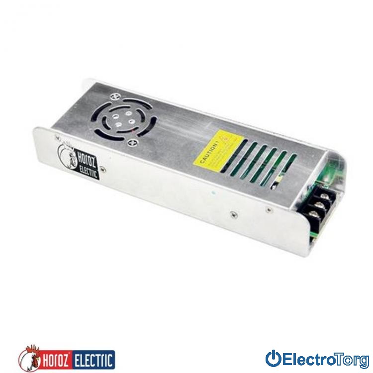 Блок питания для Led ленты "VEGA-360" 360W 30А 12V HOROZ ELECTRIC
