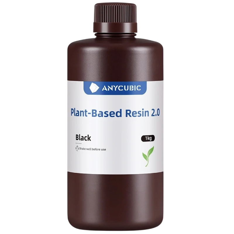 Смола фотополімерна Anycubic ECO Plant-Based UV Resin 2.0, на рослинній основі, 1кг, чорна