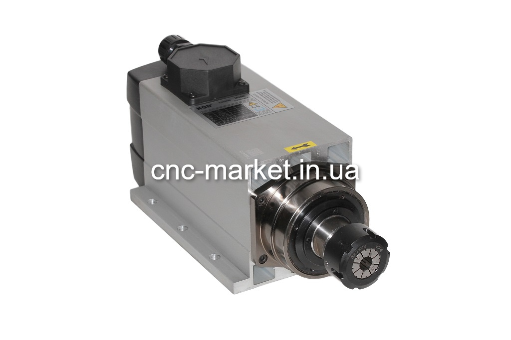 Шпиндель HQD GDF60-18/4.5 с воздушным охлаждением 4.5 кВт ER32 (220V)
