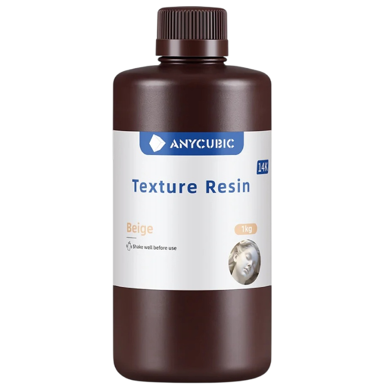 Смола фотополімерна Anycubic Texture Resin 14K Beige, 1кг, бежева