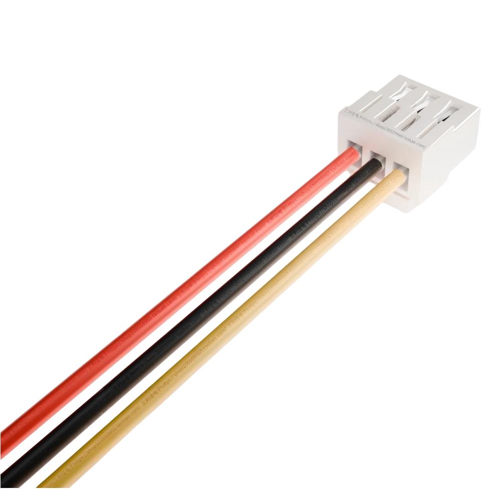 ПВХ кабель 28AWG із роз’ємом JST GH 1.25мм Female 3P, 300мм
