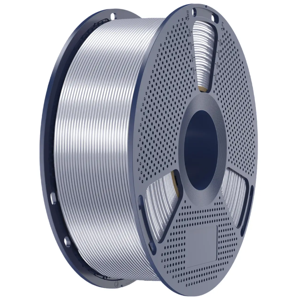 Філамент SUNLU Silk PLA+ Silver, 1.75мм, 1кг, срібний