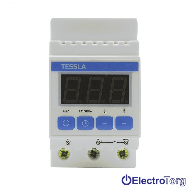 Реле напряжения D63 t-D63A (с термозащитой)Tessla