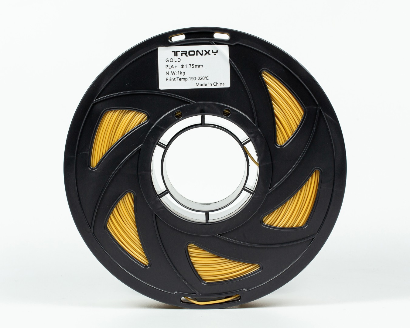Золотий PLA (ПЛА) пластик філамент для 3D принтера 1кг, 1.75мм, 330м Tronxy Filament
