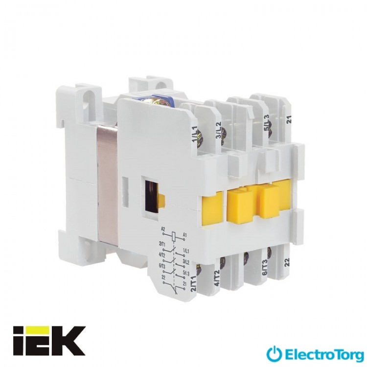 Контактор ПМ12-010100 10А 110В 1з (НО) ИЭК (IEK)