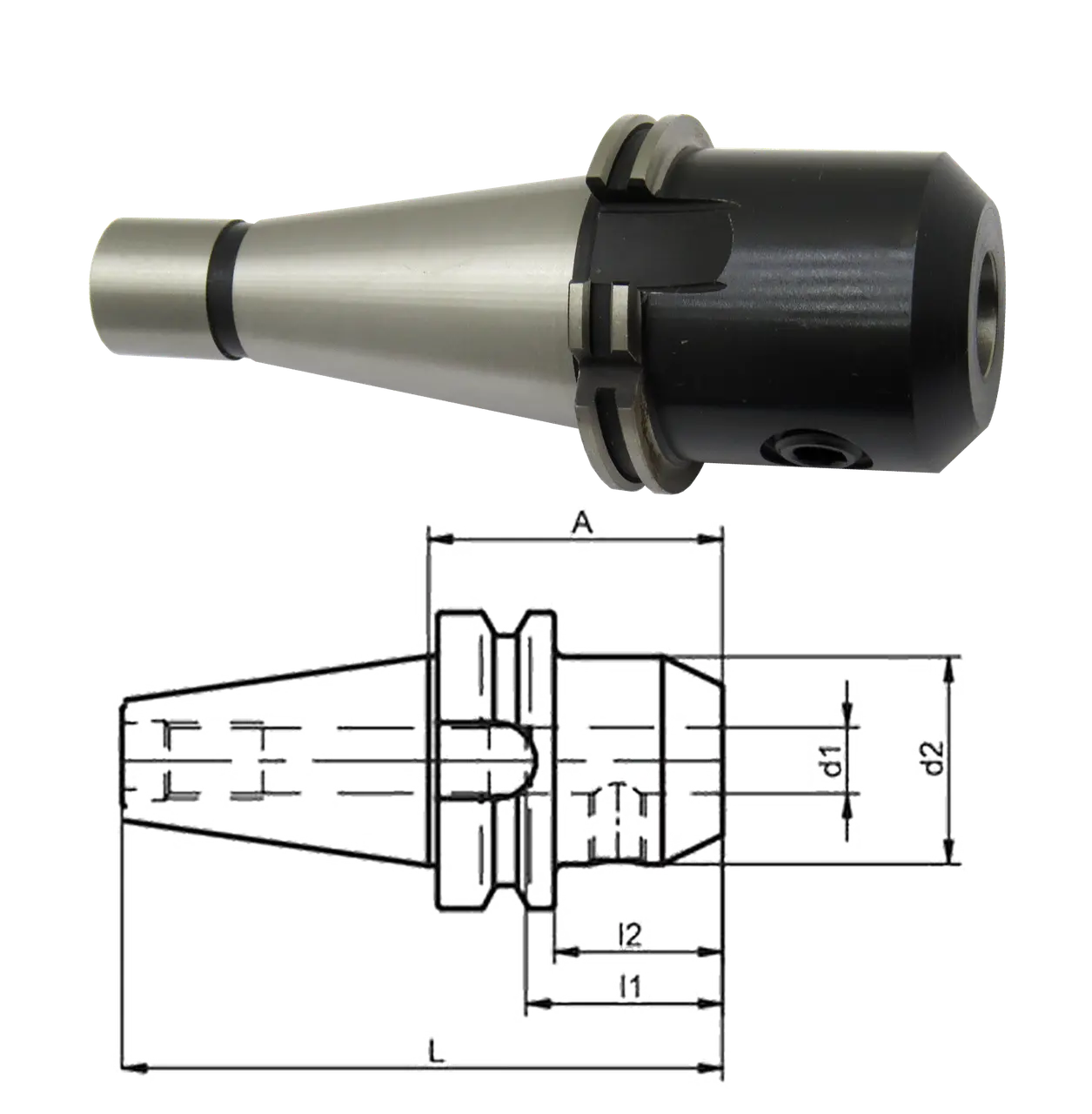 Оправка для кінцевої фрези NT50/D32-110 DIN2080