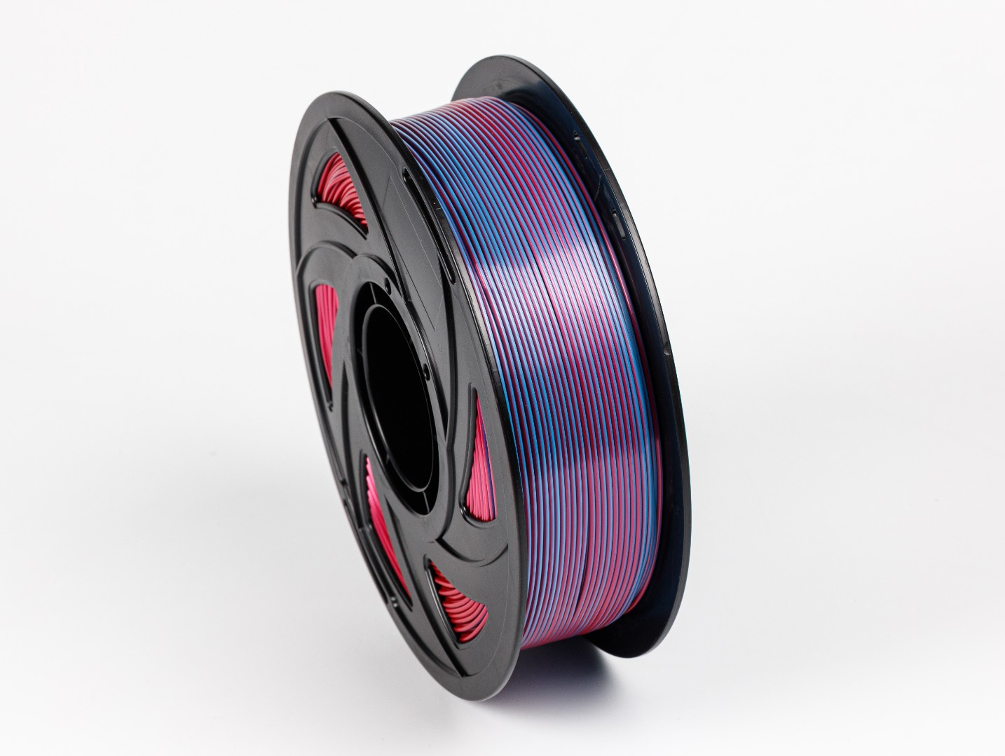 Рожево-червоний світло-блакитний Пла Пластик Шовковий | PLA SILK Rose Red Light Blue 1кг | 1.75мм | 330м