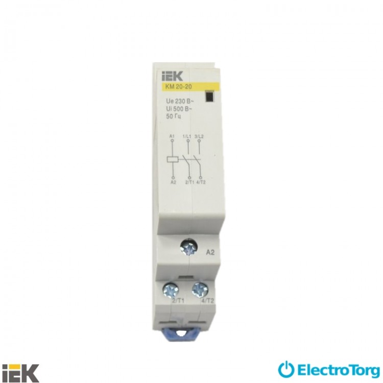 Контактор модульный КМ20-20 AC ИЭК (IEK)