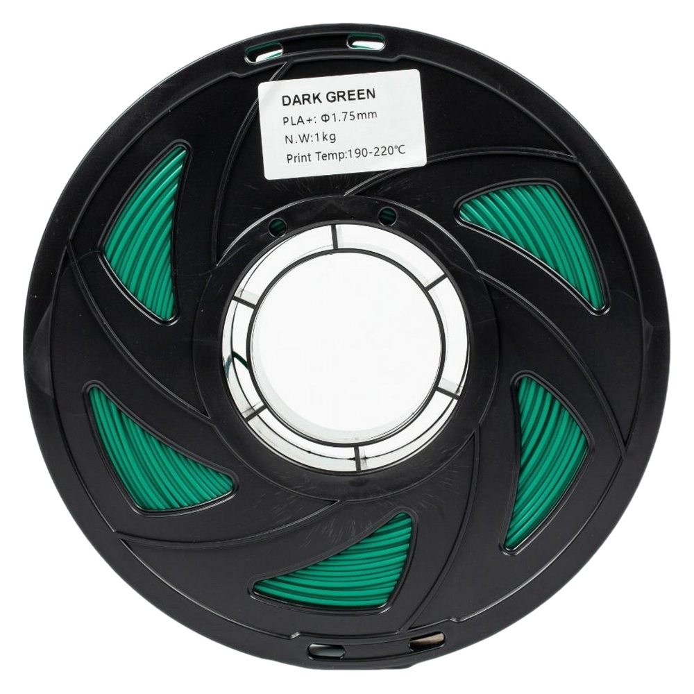 Філамент UA3D PLA+ Dark Green, 1.75мм, 1кг, темно-зелений