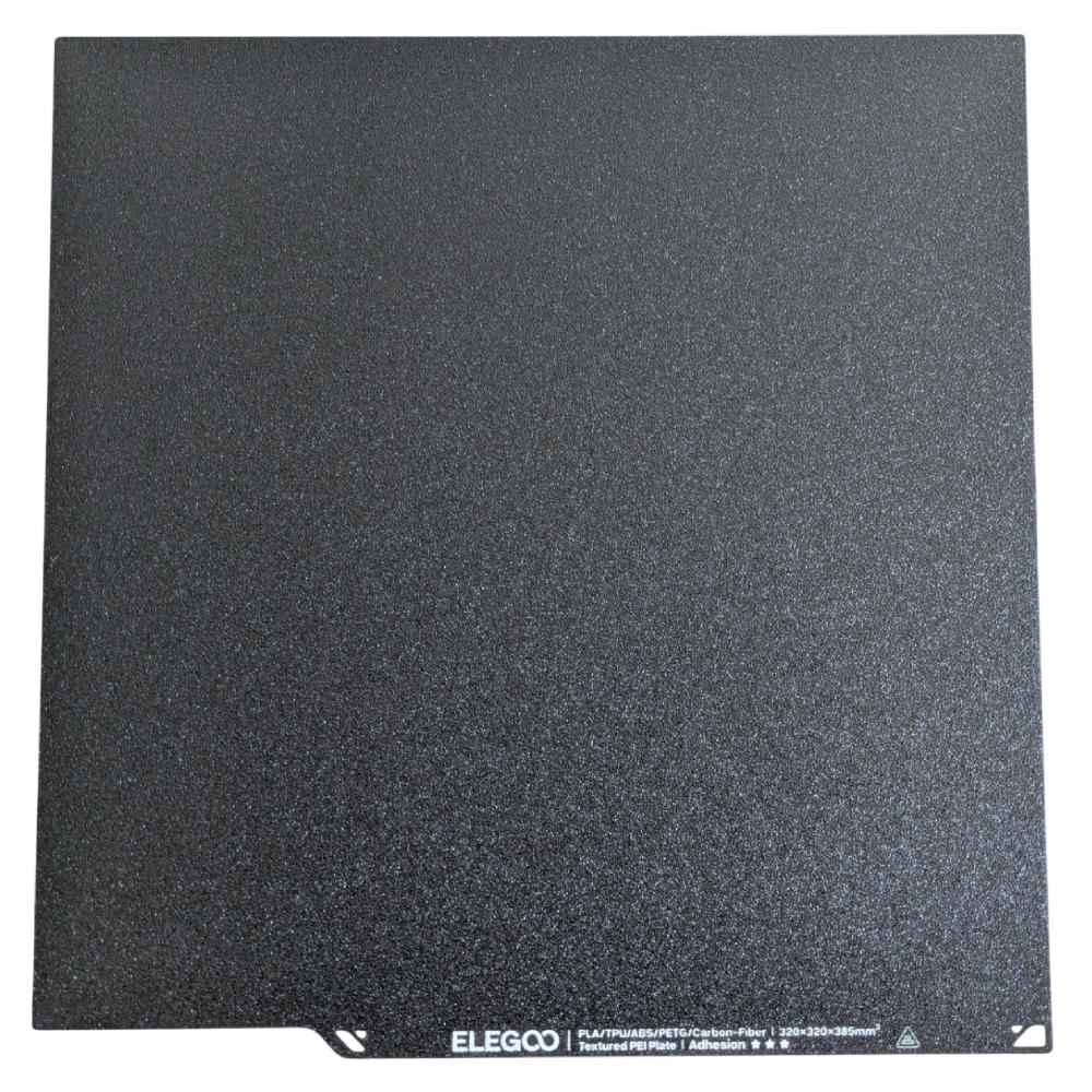 Пластина для Elegoo Neptune 4 Plus, двустороння, PEI+PLA покриття, 330*330мм, (оригінал, 13.202.0024)