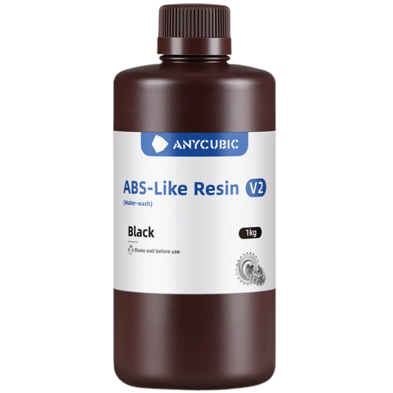 Смола фотополімерна Anycubic ABS-Like Resin V2, 1кг, чорна