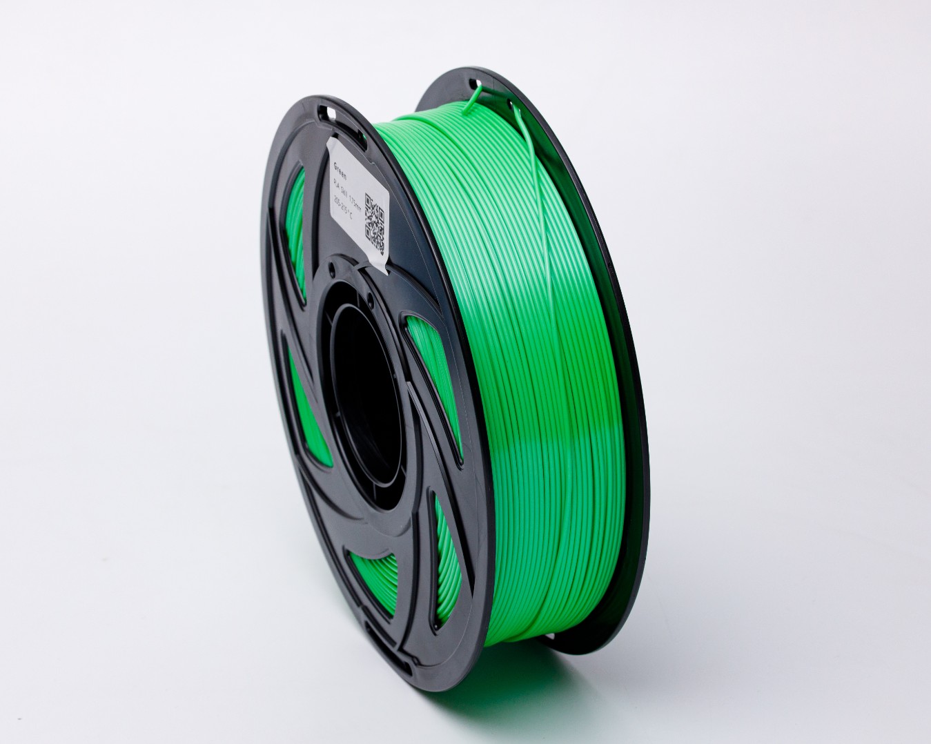 Зелений Пла пластик Шелковый для 3D принтера | PLA SILK Green 1кг | 1.75мм | 330м