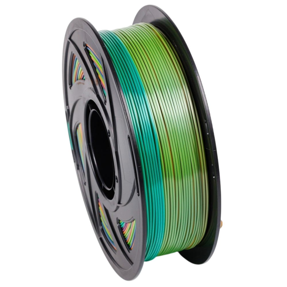 Філамент UA3D PLA Silk RAINBOW Candy, 1.75мм, 1кг, веселкові цукерки