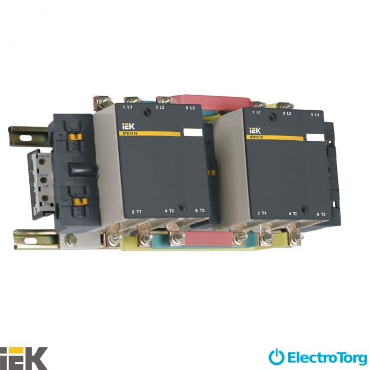 Контактор КТИ-52653 реверс 265А 220В/АС3 ИЭК(IEK)