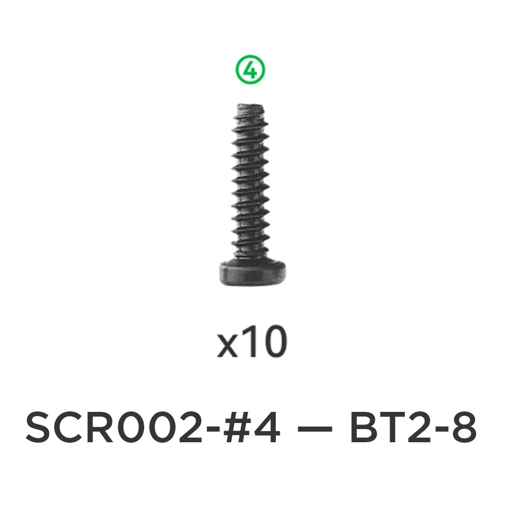 Набір гвинтів Bambu Lab X1/P1 та AMS №4 BT2-8, (оригінал, SCR002-4)