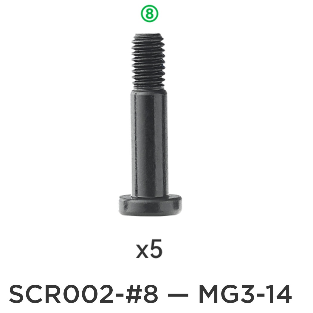 Набір гвинтів Bambu Lab X1/ P1 та AMS №8 MG3-14, (оригінал, SCR002-8)