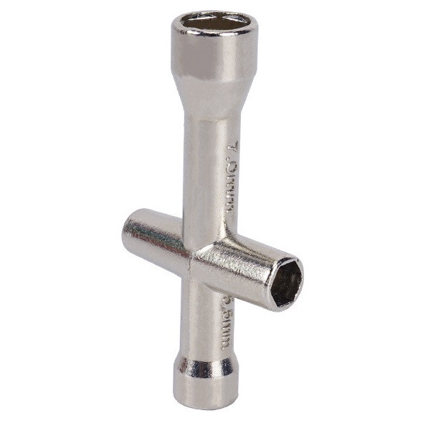 Ключ гайковий Kingroon для M2/ M2.5/ M3/ M4, торцевий, хрестоподібний, (B01246)