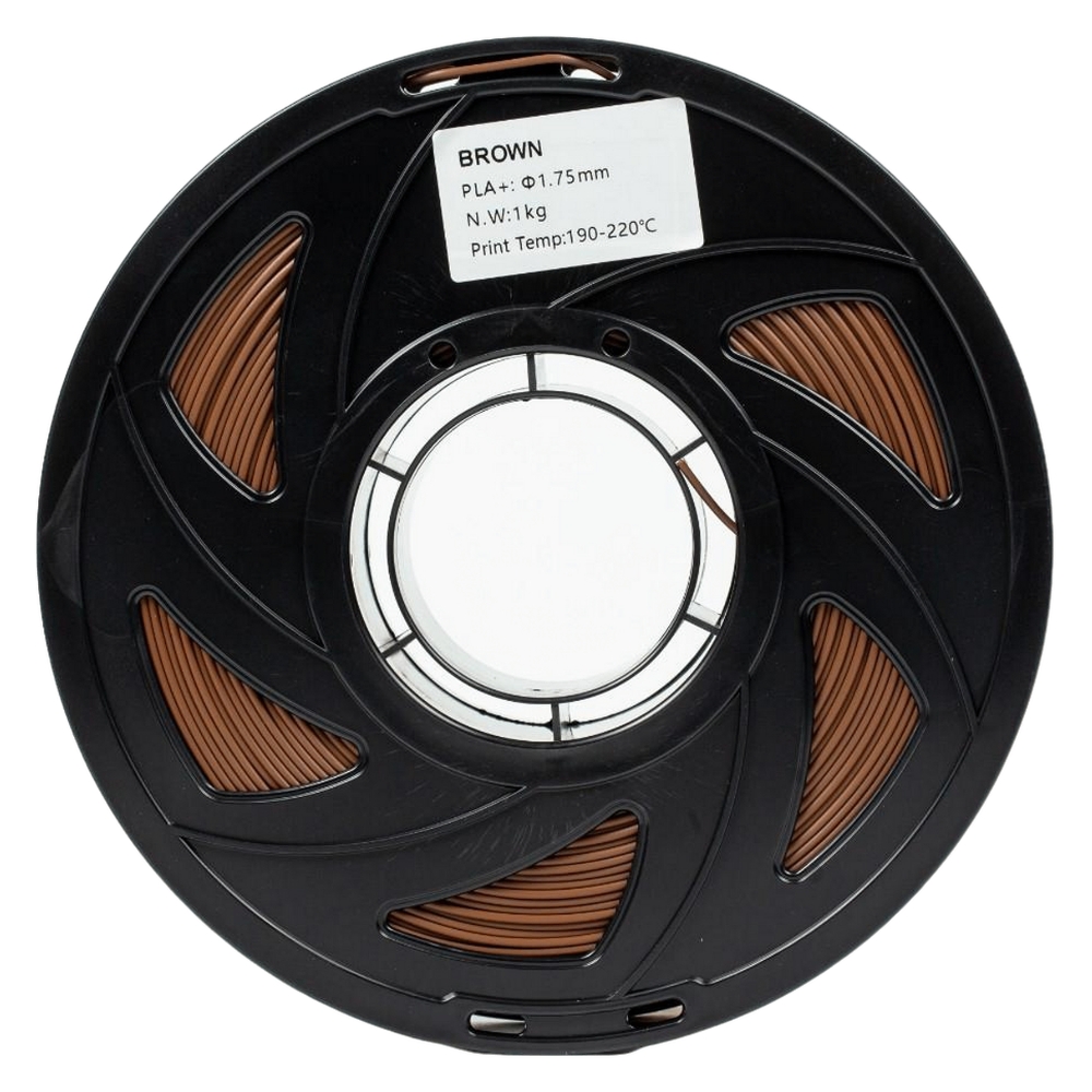 Філамент UA3D PLA+ Brown, 1.75мм, 1кг, коричневий