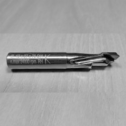 Фреза алмазна PCD D12 L75 Z1+1 RH PD120273D