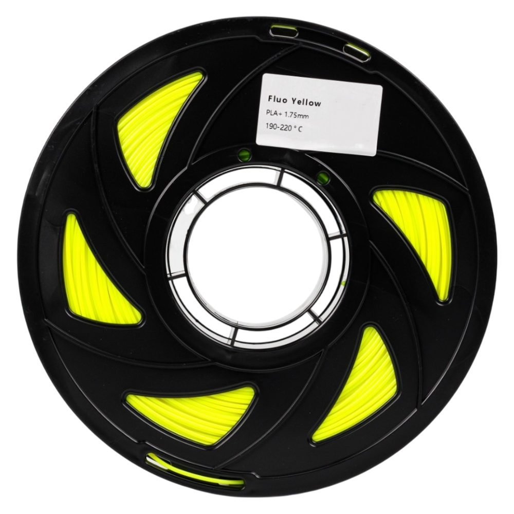 Філамент UA3D PLA+ Fluo Yellow, 1.75мм, 1кг, жовтий флуоресцентний