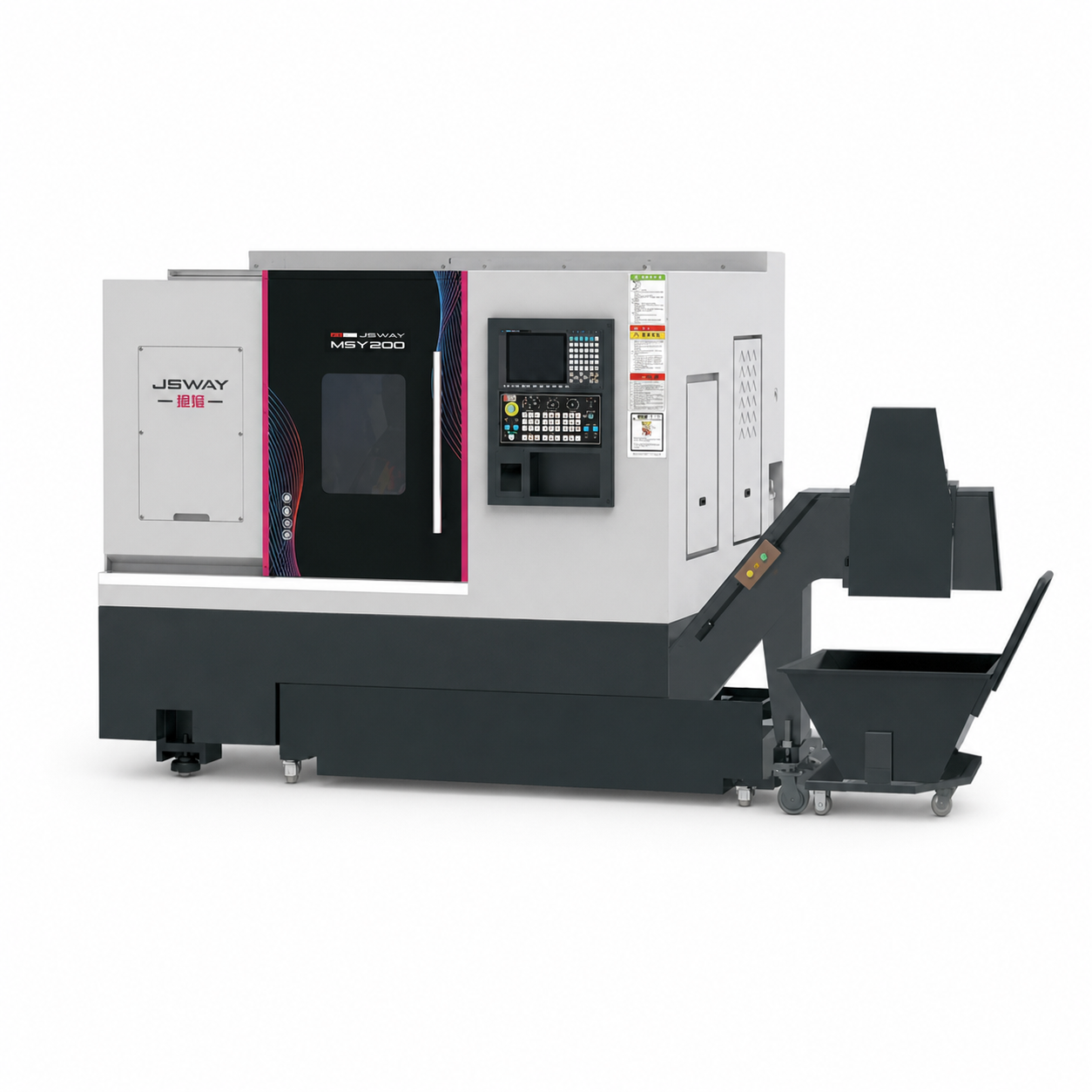 Токарно-фрезерний верстат з приводною туреллю та інтерпольованою віссю Y