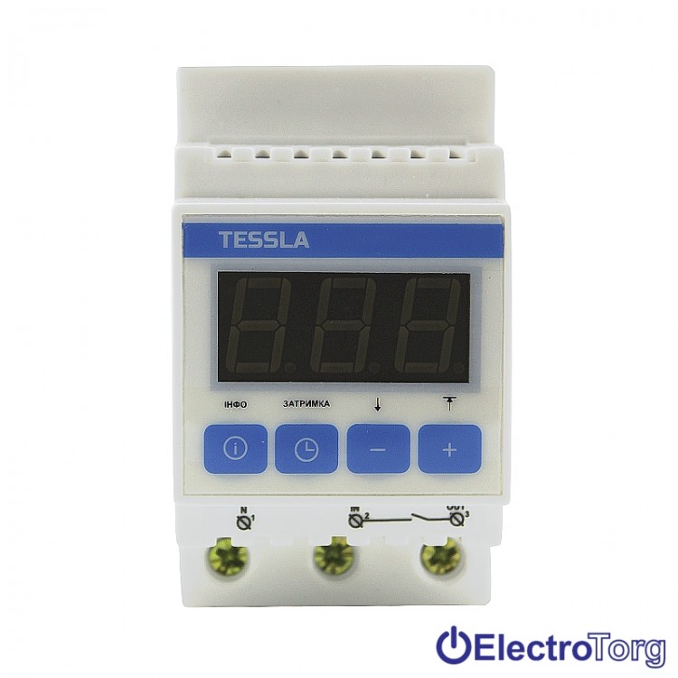 Реле напряжения D32 t-D32A (с термозащитой) Tessla