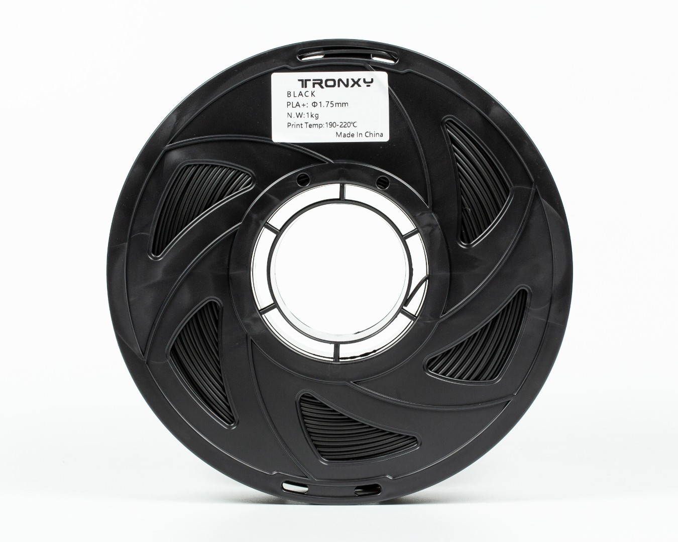 Чорний PLA (ПЛА) пластик філамент для 3D принтера 1кг, 1.75мм, 330м Tronxy Filament