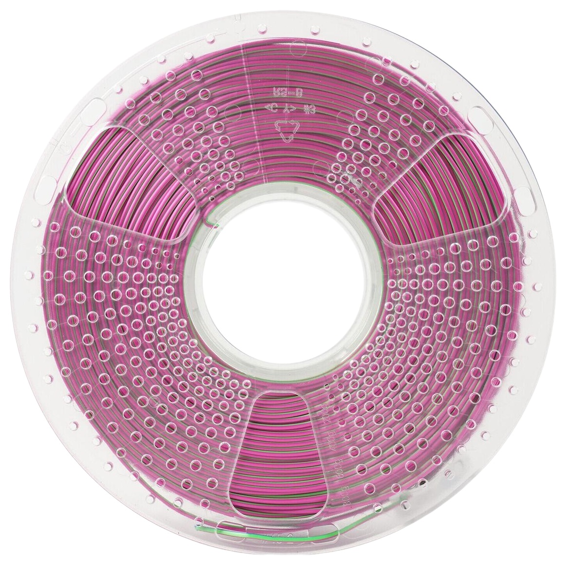 Філамент Sunlu Silk PLA+ Blue Green Purple, 1.75мм, 1кг, синій/ зелений/ фіолетовий