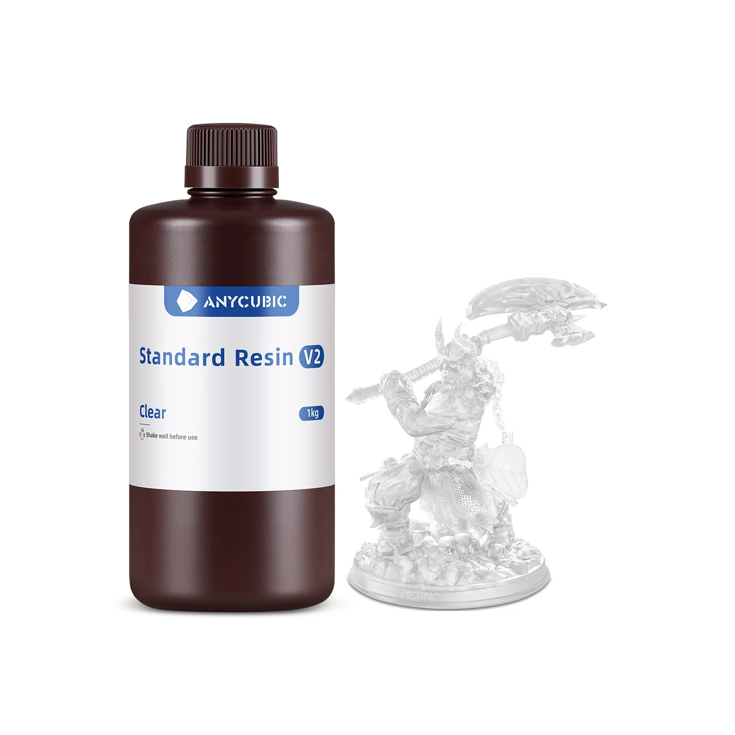 Anycubic Стандартна прозора смола V2 | Anycubic Standard Resin V2 Clear