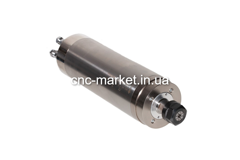 Шпиндель по камню GDZ-80-256-2.2 с водяным охлаждением 2.2 кВт(220v, 24000rpm) ER20
