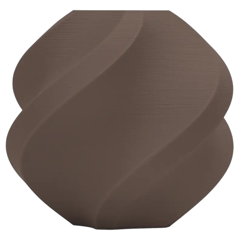 Філамент Bambu Lab PLA Matte Dark Brown, 1.75мм, 1кг, без котушки, темно-коричневий