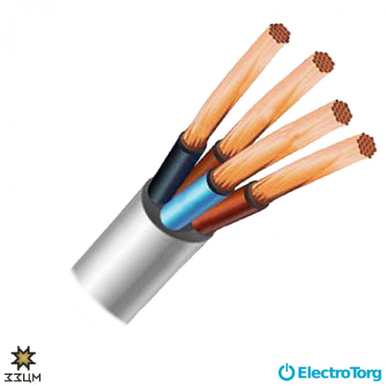 Провод ПВСнг 4х0,75 ЗЗЦМ Electro Cable Group (ECG)