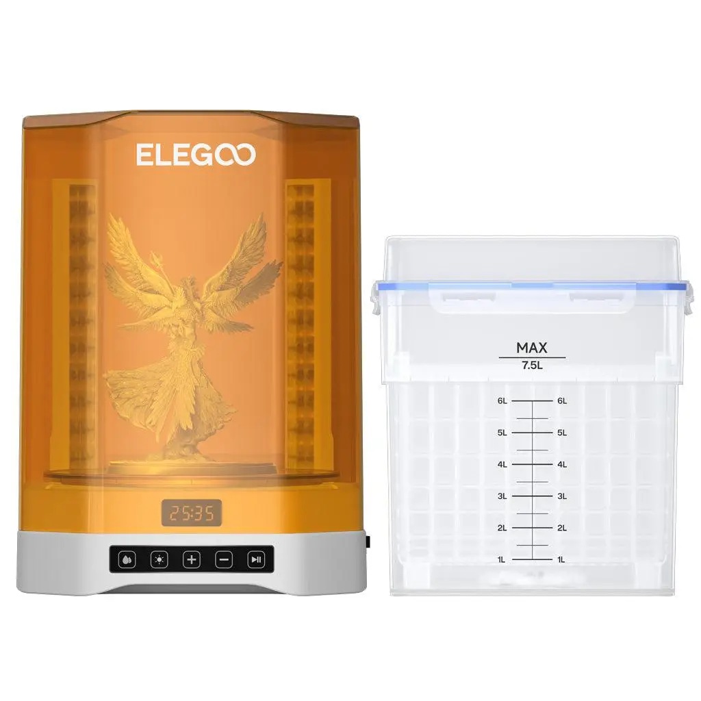 Мийка і сушарка Elegoo Mercury Plus V3.0, помаранчево-біла
